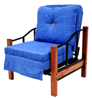 Sillón Futón Cama Ranco Azul