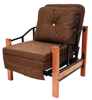 Sillón Futón Cama Ranco Chocolate