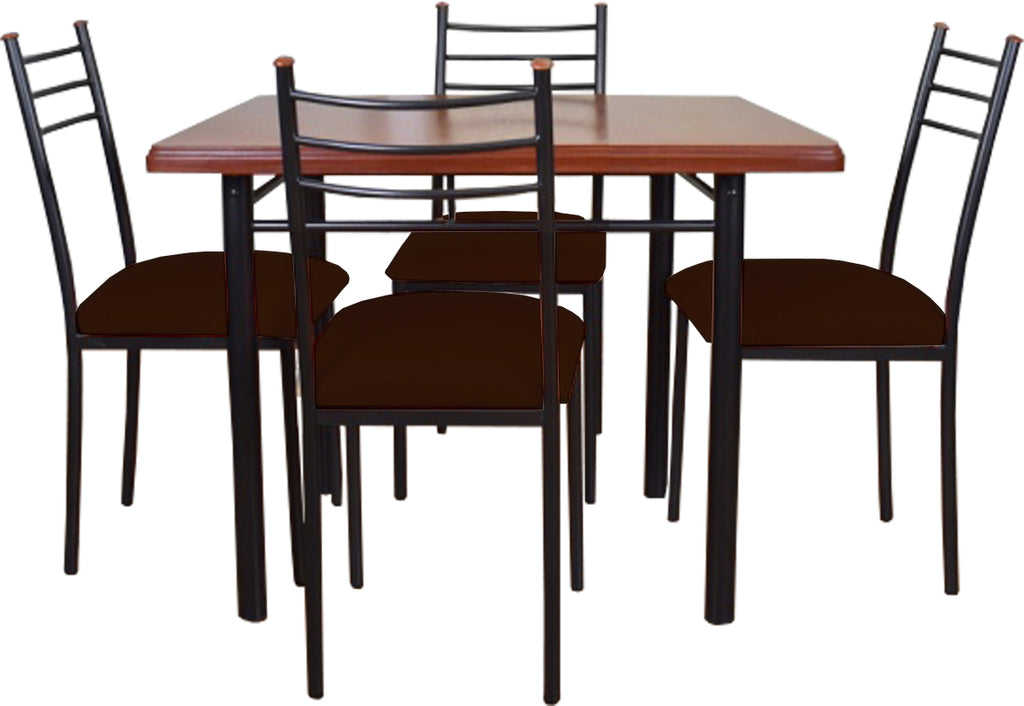Comedor Ranco 4 Sillas Chocolate