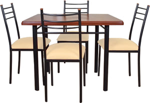 Comedor Ranco 4 Sillas Crudo