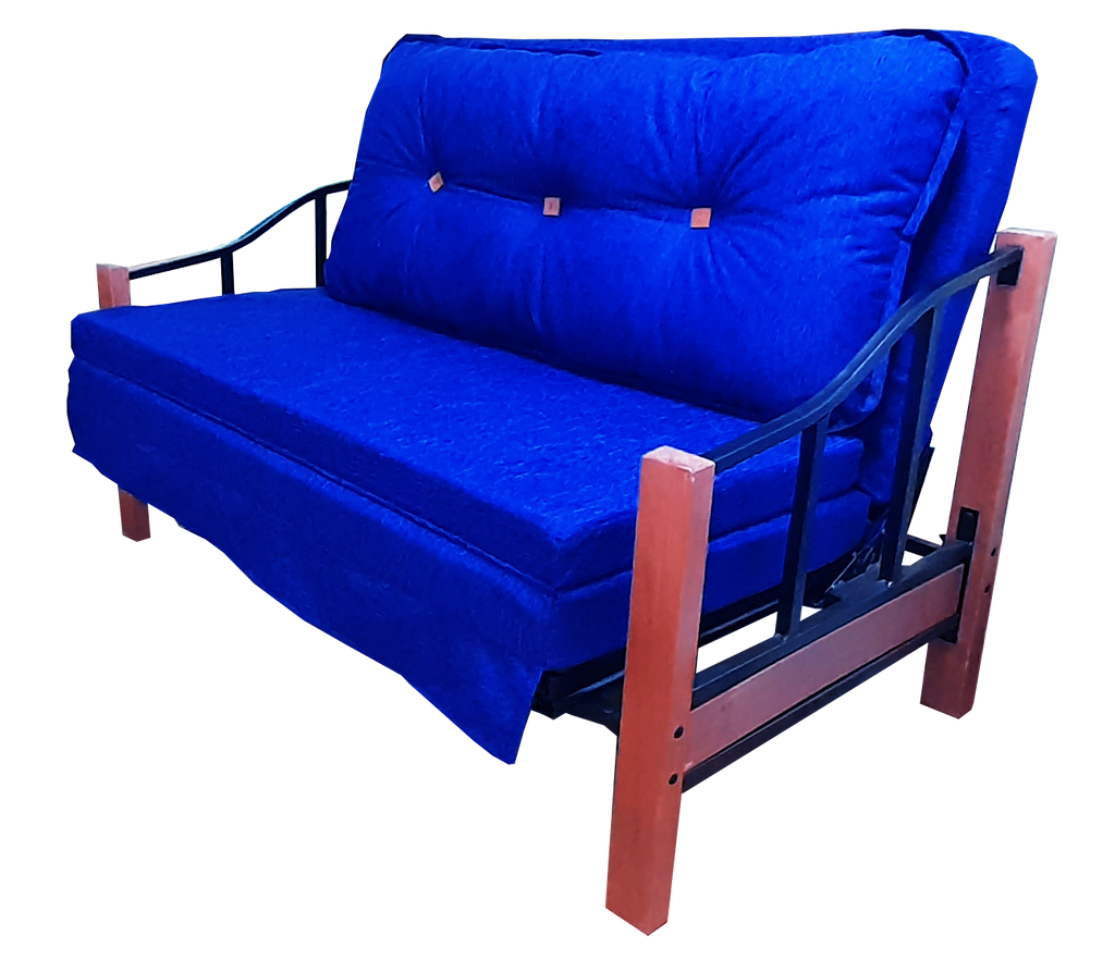 Sofá Futón Cama Ranco Azul