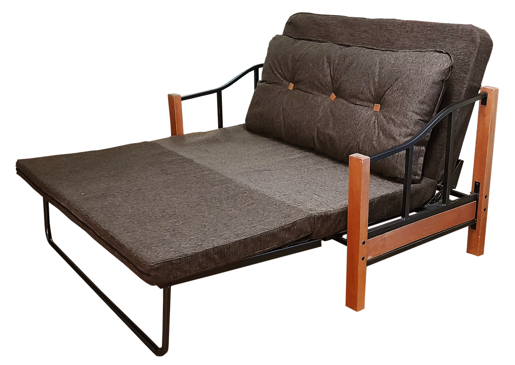 Sofá Futón Cama Ranco Chocolate