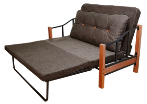 Sofá Futón Cama Ranco Chocolate