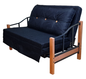 Sofá Futón Cama Ranco Negro