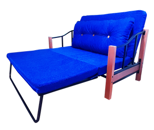 Sofá Futón Cama Ranco Azul