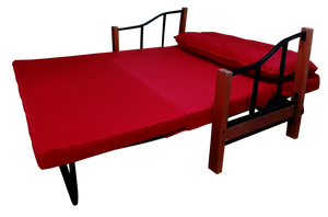 Sofá Futón Cama Ranco Rojo